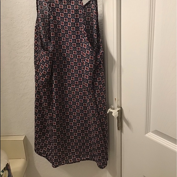 ❗3/$7 or 5/$11 NWT! Womens Navy,and Red Peplum TOP - Picture 6 of 6